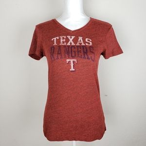 Texas Rangers V-Neck T-Shirt